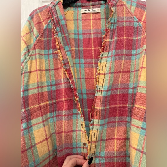 We The Free Summer Daydream Plaid Button Down- 70s Combo - Picture 7 of 10